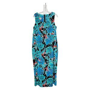 Hilo Hattie Sleeveless Empire-Waist Maxi Dress
